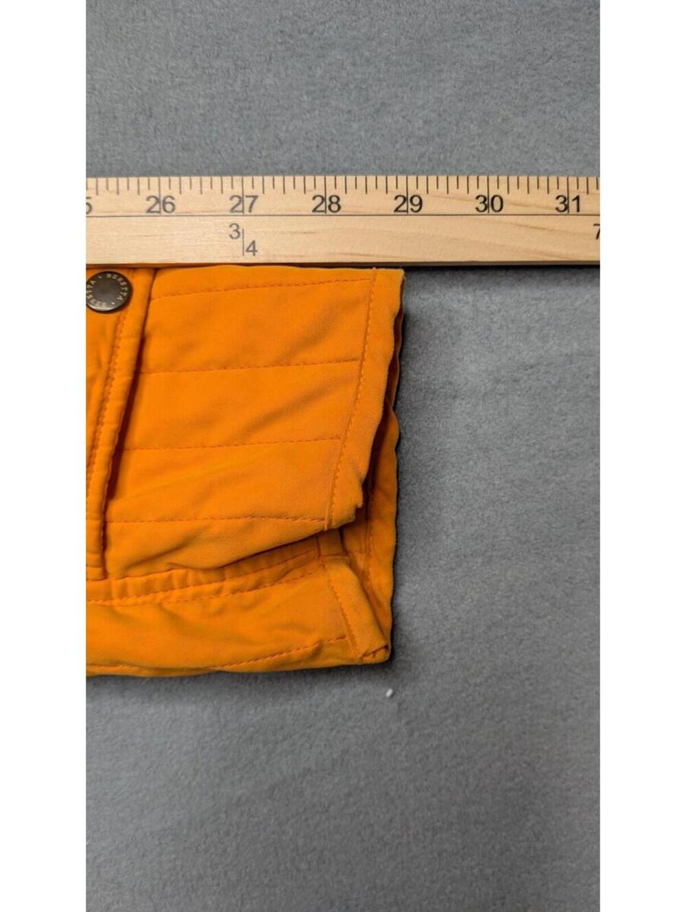 Beretta Jacket Womens 44 Orange Quilted Thermore Insulated Pockets Outdoor Sport - Picture 8 of 10